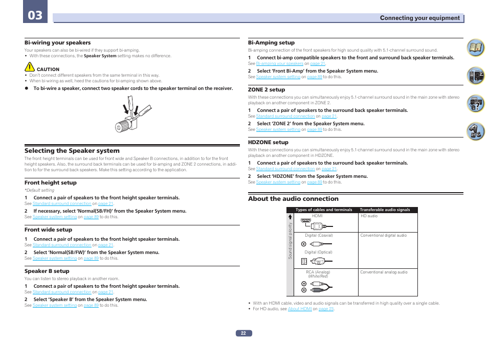 Pioneer VSX-924-S User Manual | Page 22 / 123