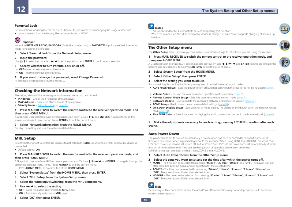 Pioneer VSX-924-S User Manual | Page 92 / 123