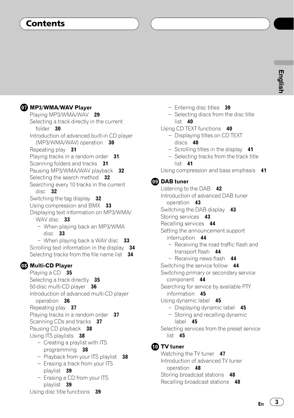 Pioneer DEH-P80MP User Manual | Page 3 / 155