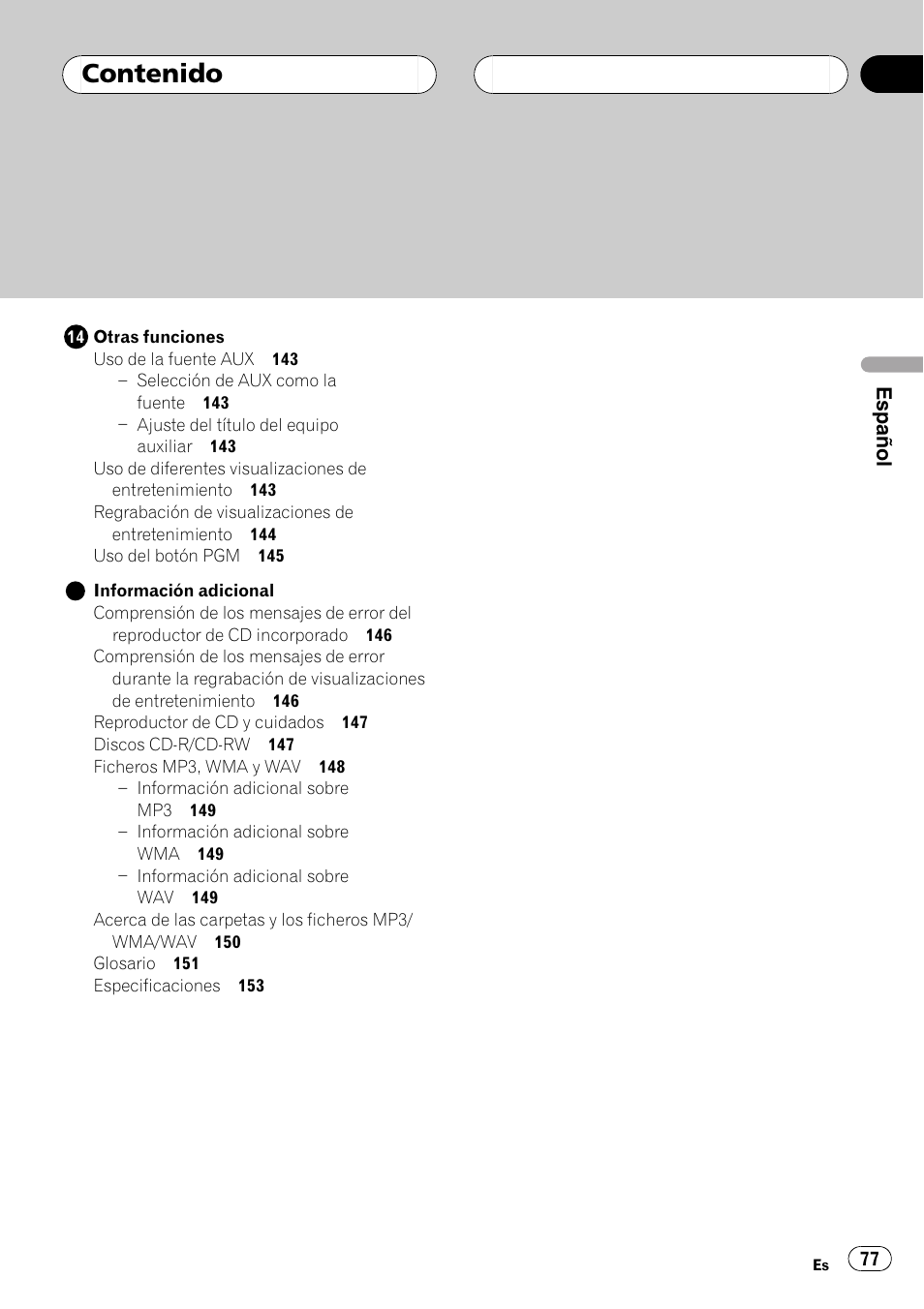 Pioneer DEH-P80MP User Manual | Page 77 / 155