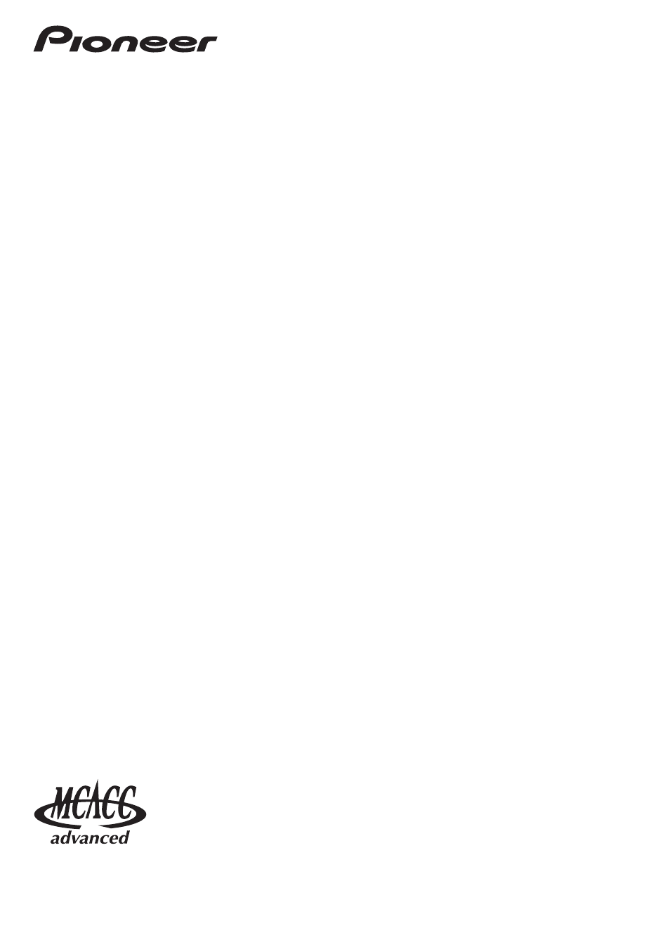 Pioneer VSX-920-K User Manual | 35 pages