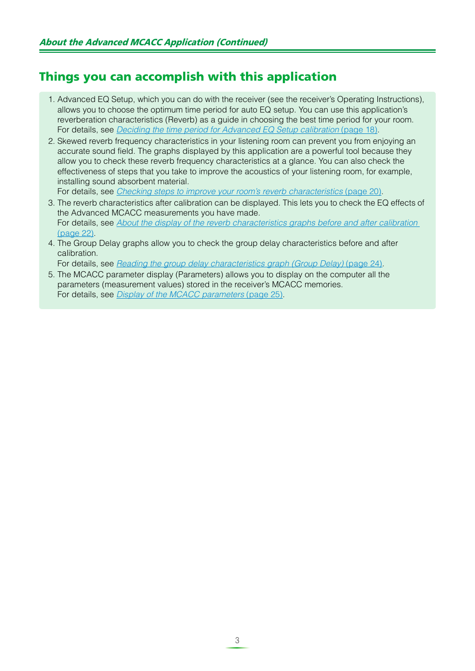 Things you can accomplish with this application | Pioneer VSX-920-K User Manual | Page 3 / 35