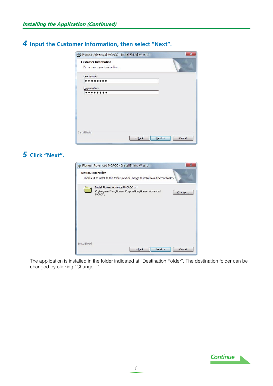 Continue | Pioneer VSX-920-K User Manual | Page 5 / 35
