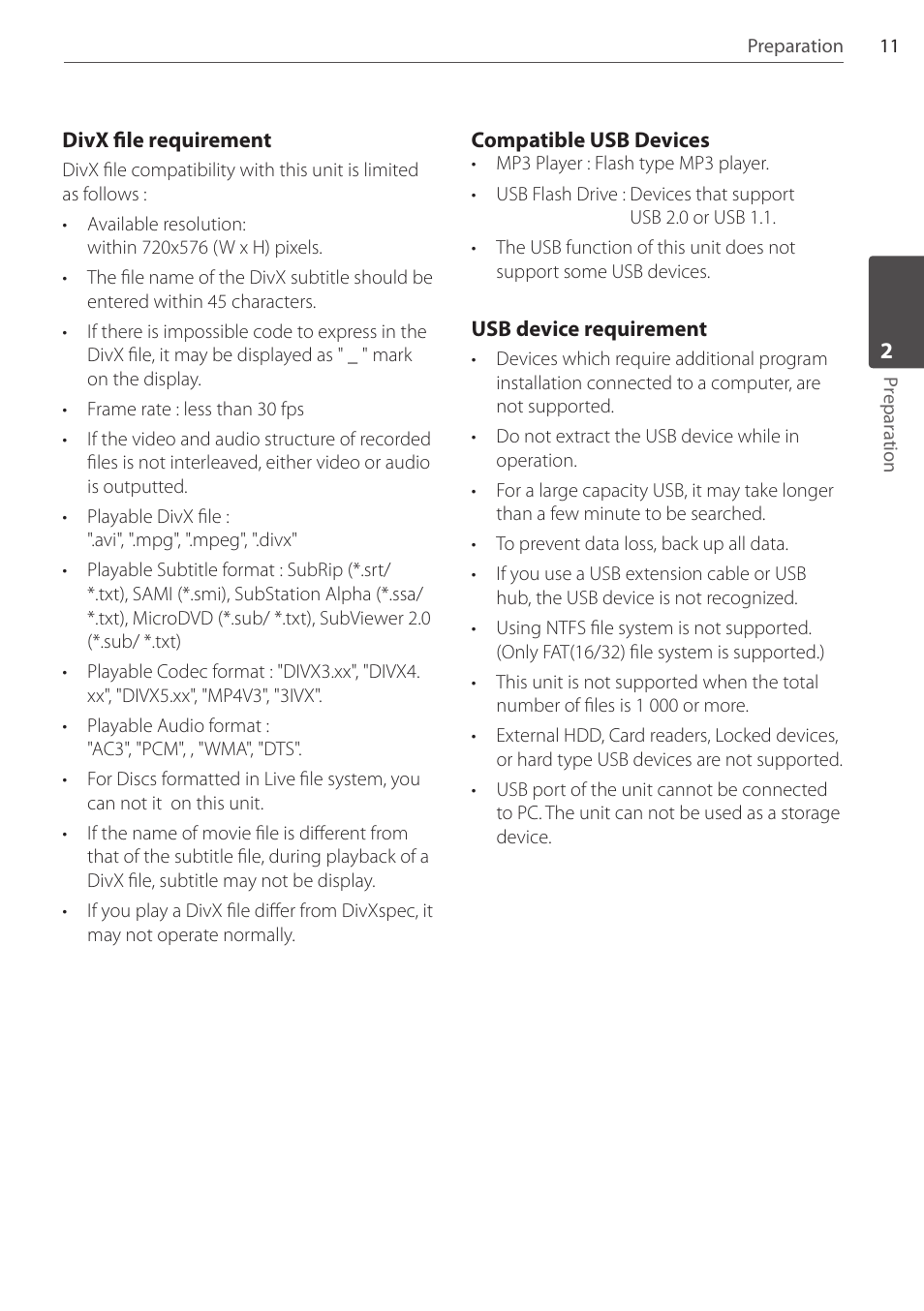 Pioneer DCS-FS303K User Manual | Page 11 / 278