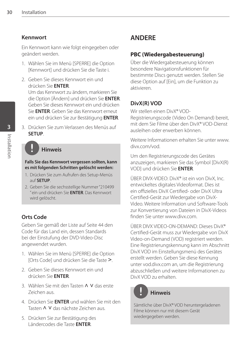 Andere | Pioneer DCS-FS303K User Manual | Page 122 / 278