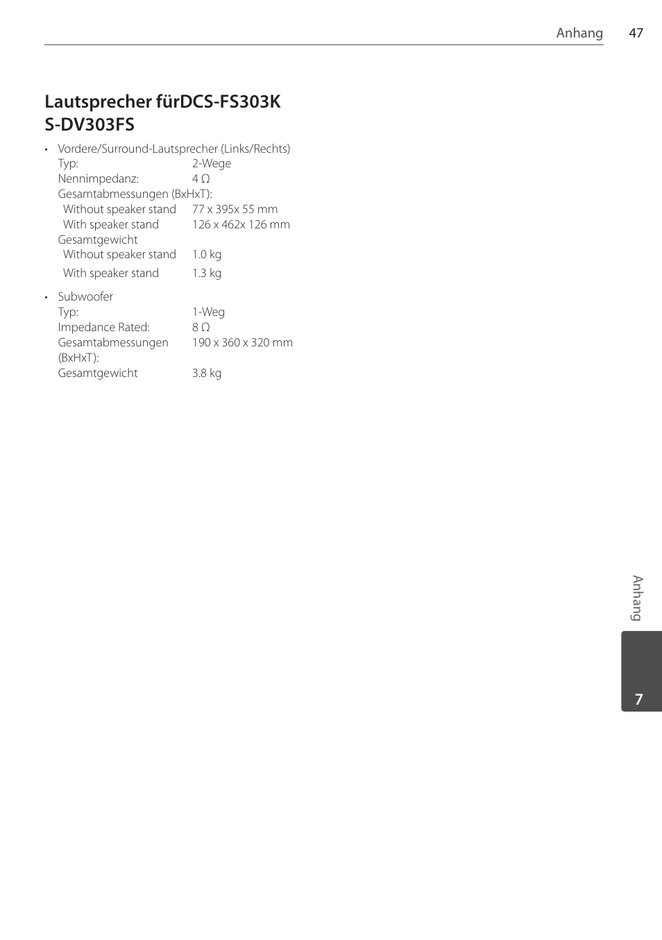 Pioneer DCS-FS303K User Manual | Page 139 / 278