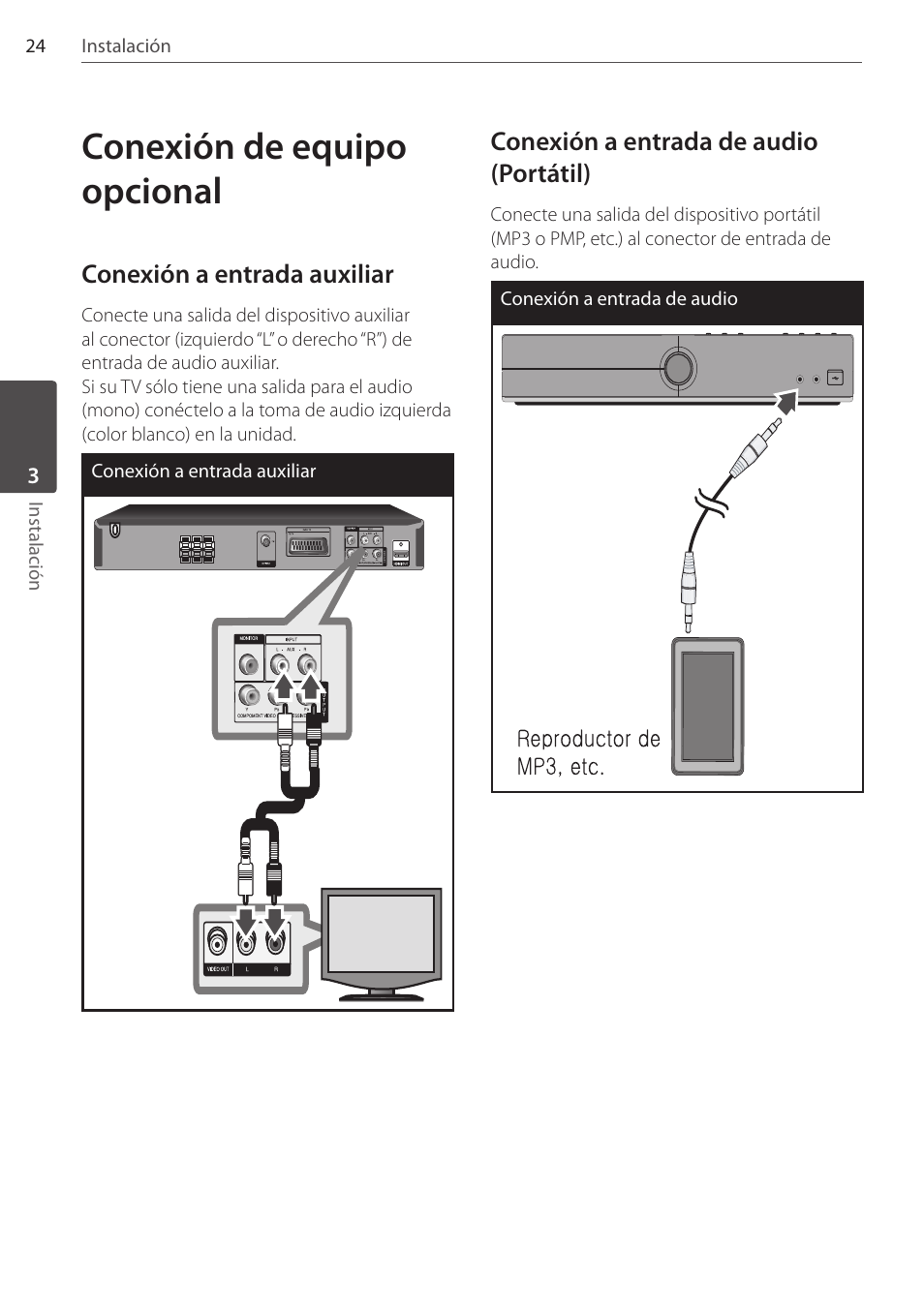 Conexión de equipo opcional | Pioneer DCS-FS303K User Manual | Page 254 / 278
