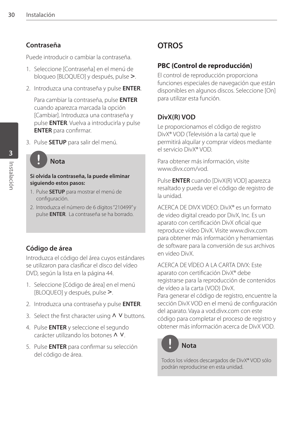 Otros | Pioneer DCS-FS303K User Manual | Page 260 / 278