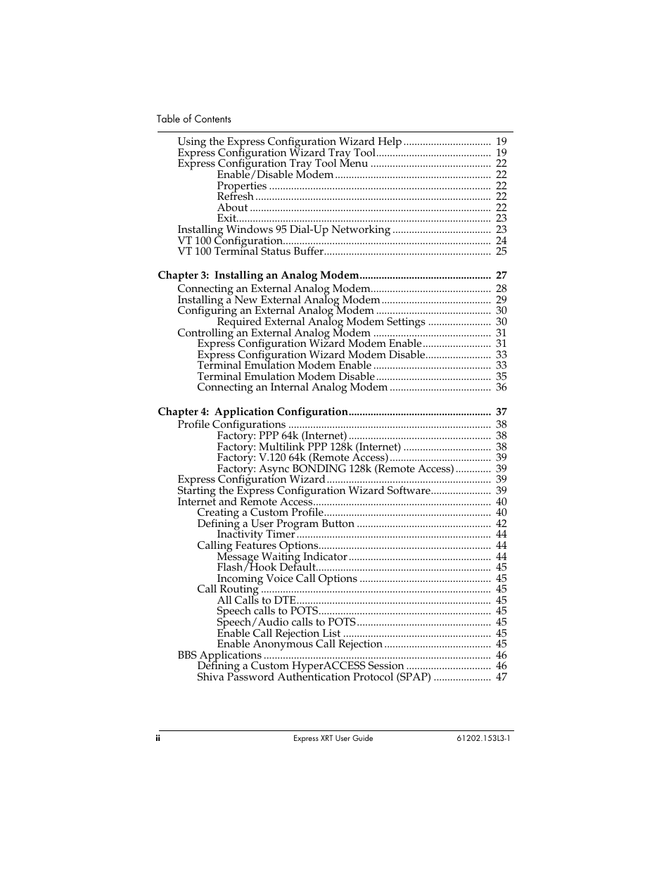 ADTRAN Express XRT User Manual | Page 12 / 111