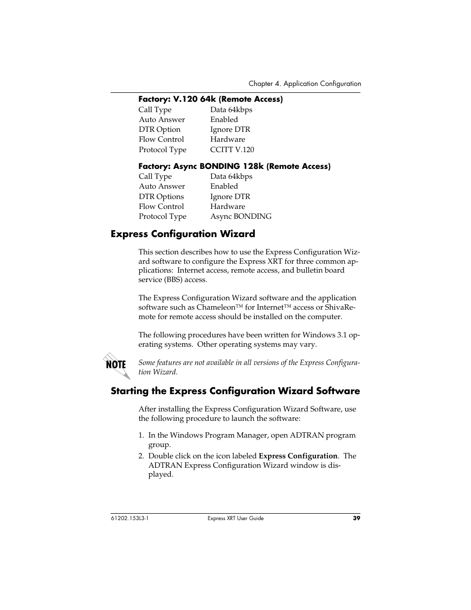 ADTRAN Express XRT User Manual | Page 53 / 111