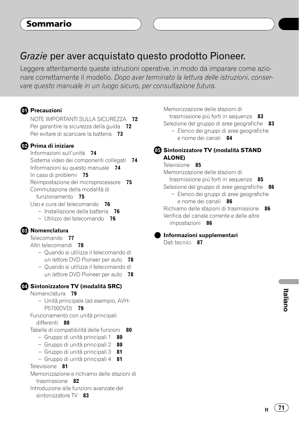 Pioneer GEX-P5700TVP User Manual | Page 71 / 105