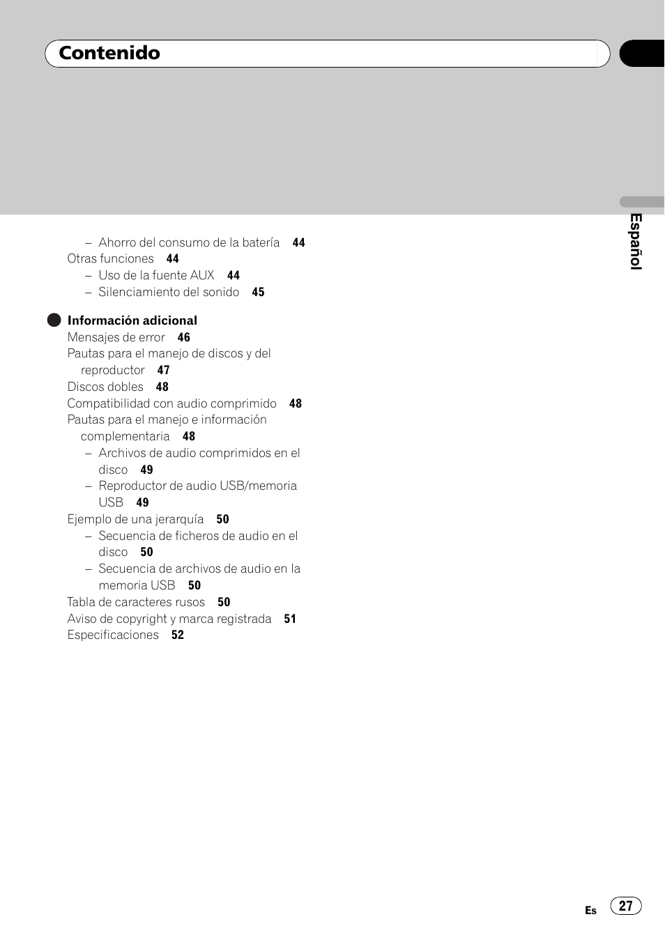 Pioneer DEH-2100UB User Manual | Page 27 / 108