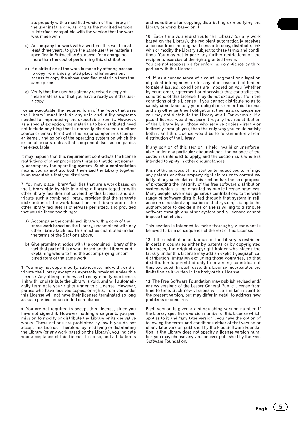Pioneer CNSD-210FM User Manual | Page 5 / 36