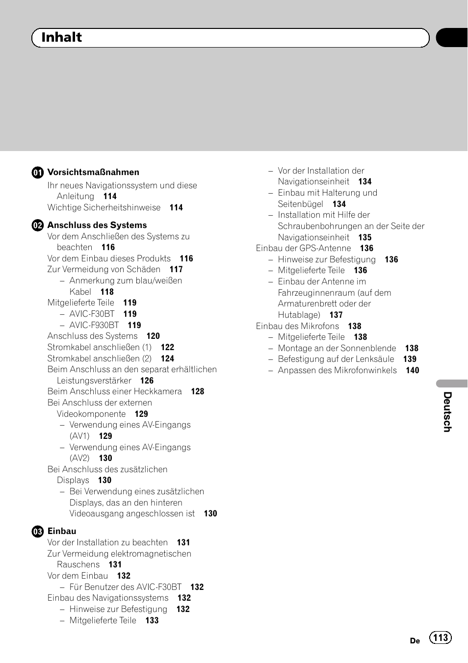 Pioneer AVIC-F30BT User Manual | Page 113 / 172