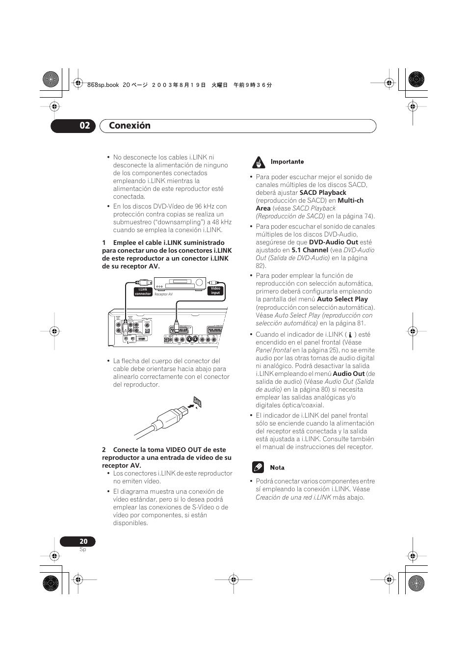 Conexión 02 | Pioneer DV-668AV-S User Manual | Page 116 / 200