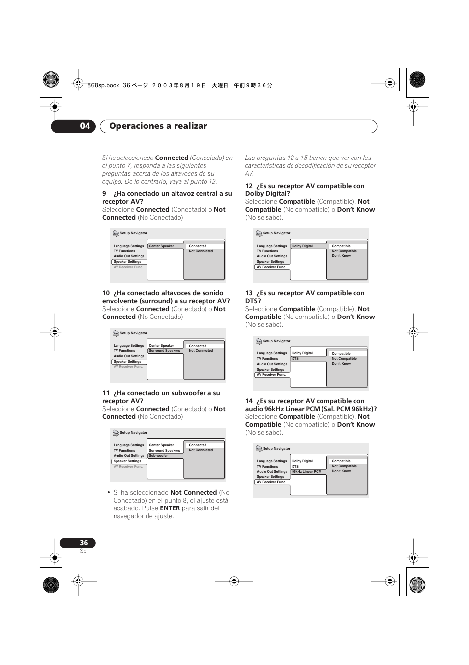 Operaciones a realizar 04 | Pioneer DV-668AV-S User Manual | Page 132 / 200