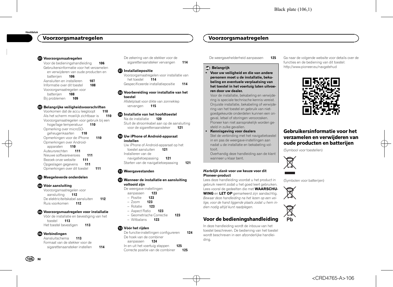 Pioneer SPX-HUD01 User Manual | Page 106 / 148