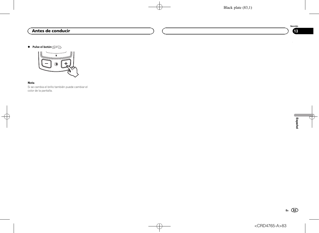 Pioneer SPX-HUD01 User Manual | Page 83 / 148