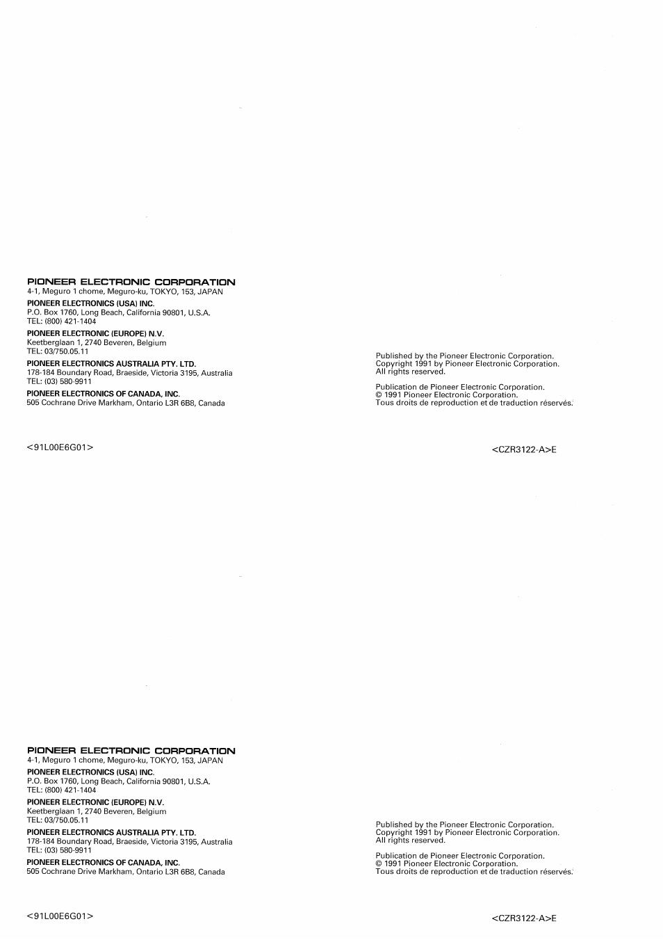 Pioneer CD-625 User Manual | Page 32 / 32