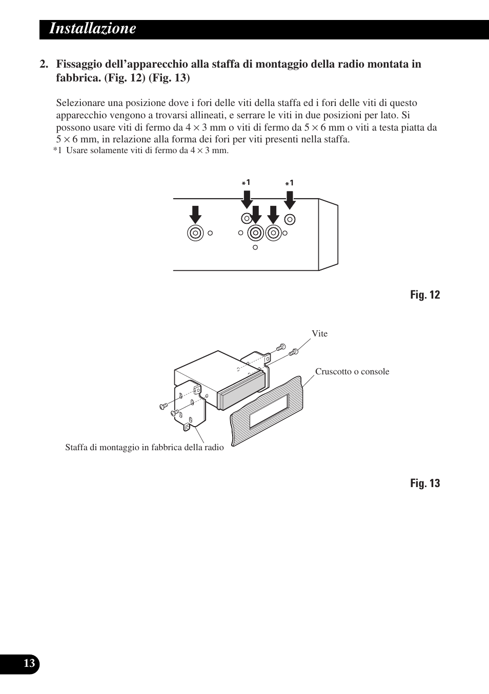 Installazione | Pioneer AVX-P7300DVD User Manual | Page 70 / 88
