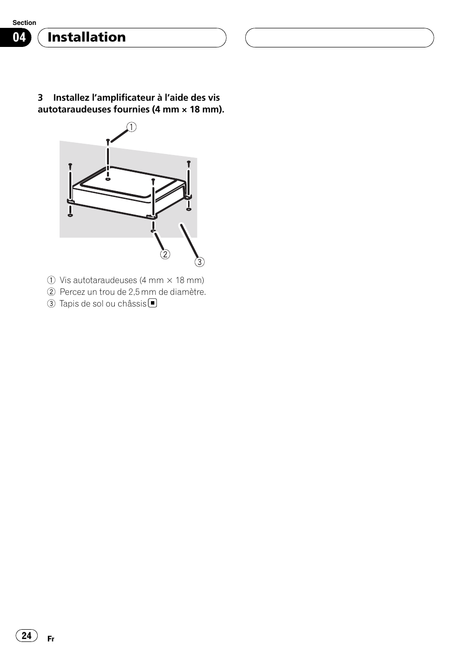 Installation | Pioneer GM-D8500M User Manual | Page 24 / 88