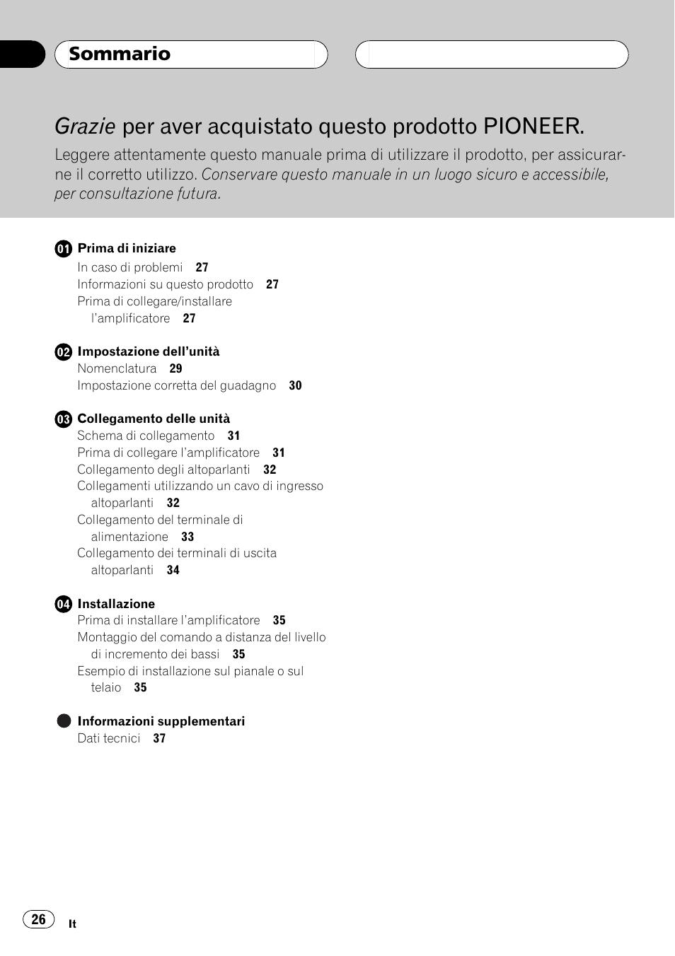 Pioneer GM-D8500M User Manual | Page 26 / 88