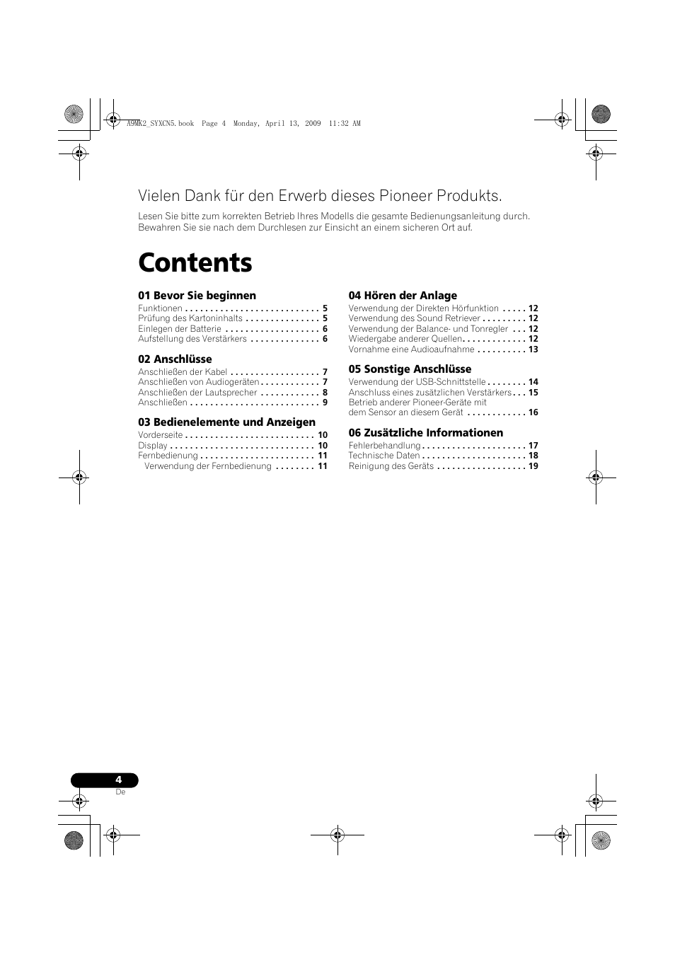 Pioneer A-A9MK2-K User Manual | Page 40 / 128