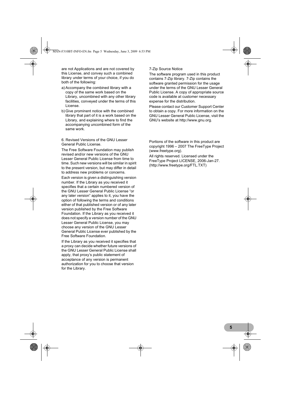 Pioneer AVIC-F310BT User Manual | Page 5 / 20