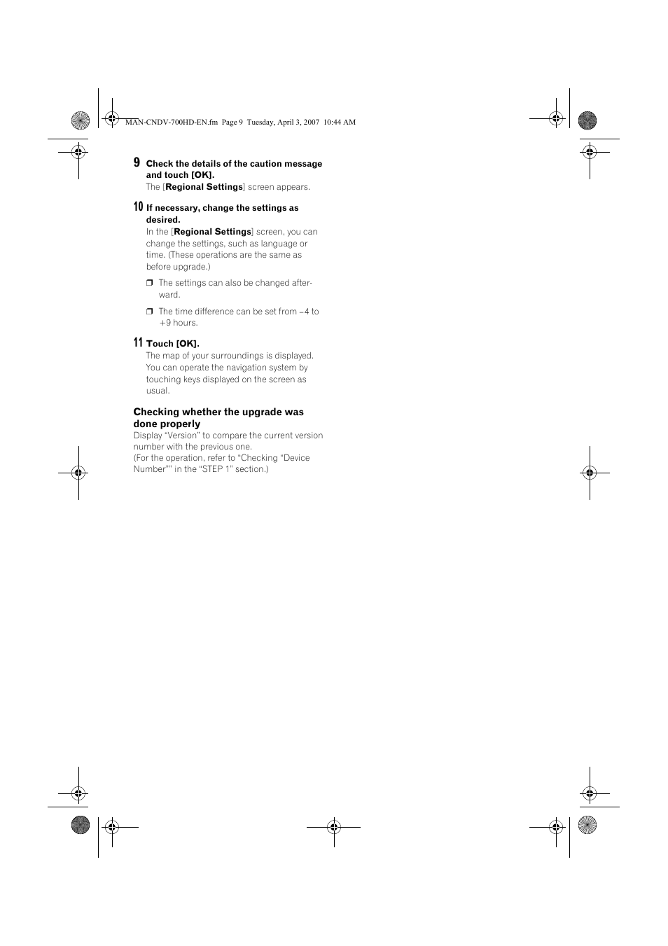 Pioneer CNDV-700HD User Manual | Page 9 / 18