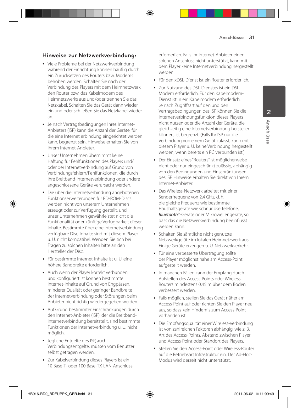 Hinweise zur netzwerkverbindung | Pioneer BCS-313 User Manual | Page 177 / 436