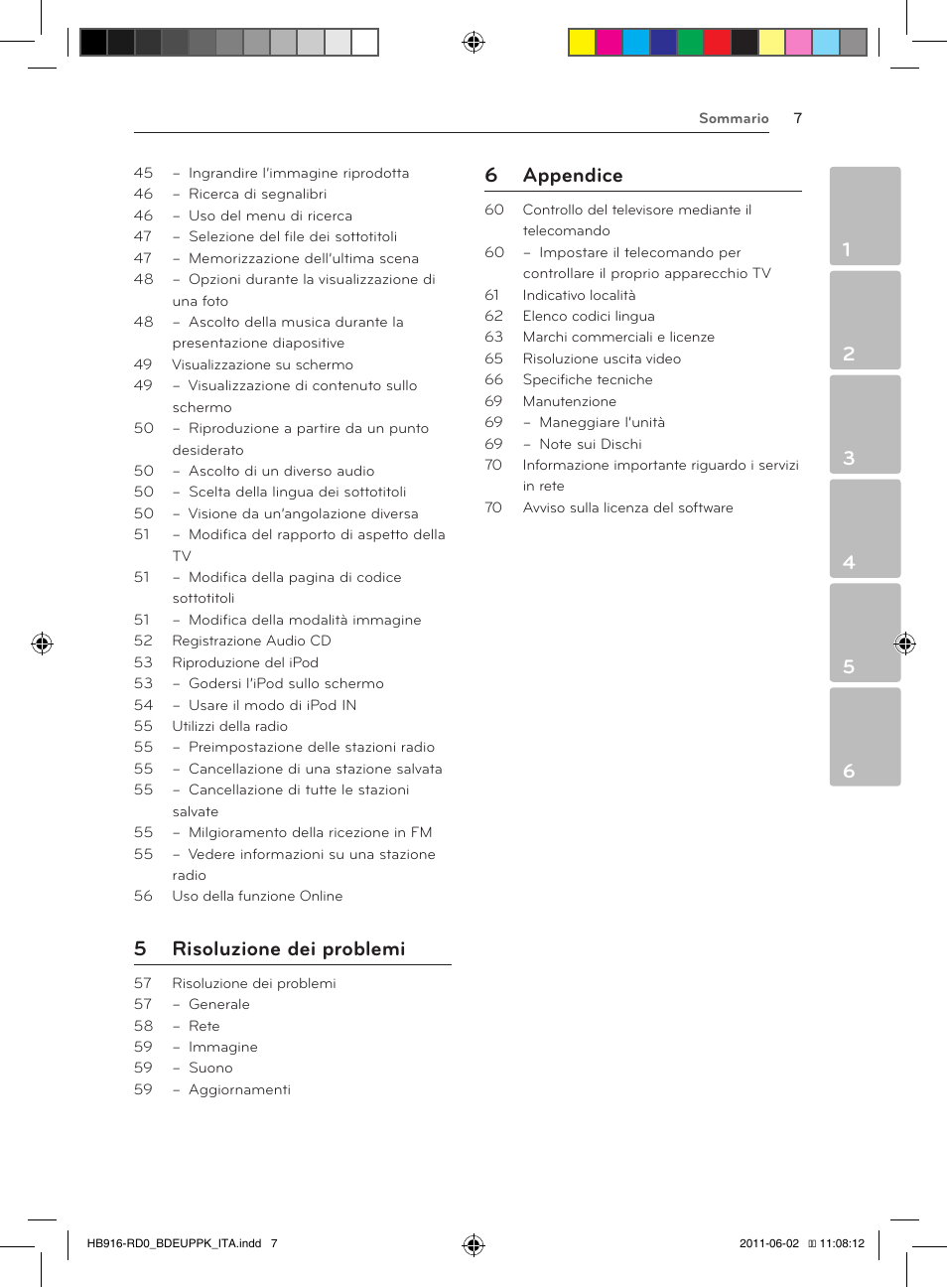 5 risoluzione dei problemi, 6 appendice | Pioneer BCS-313 User Manual | Page 223 / 436