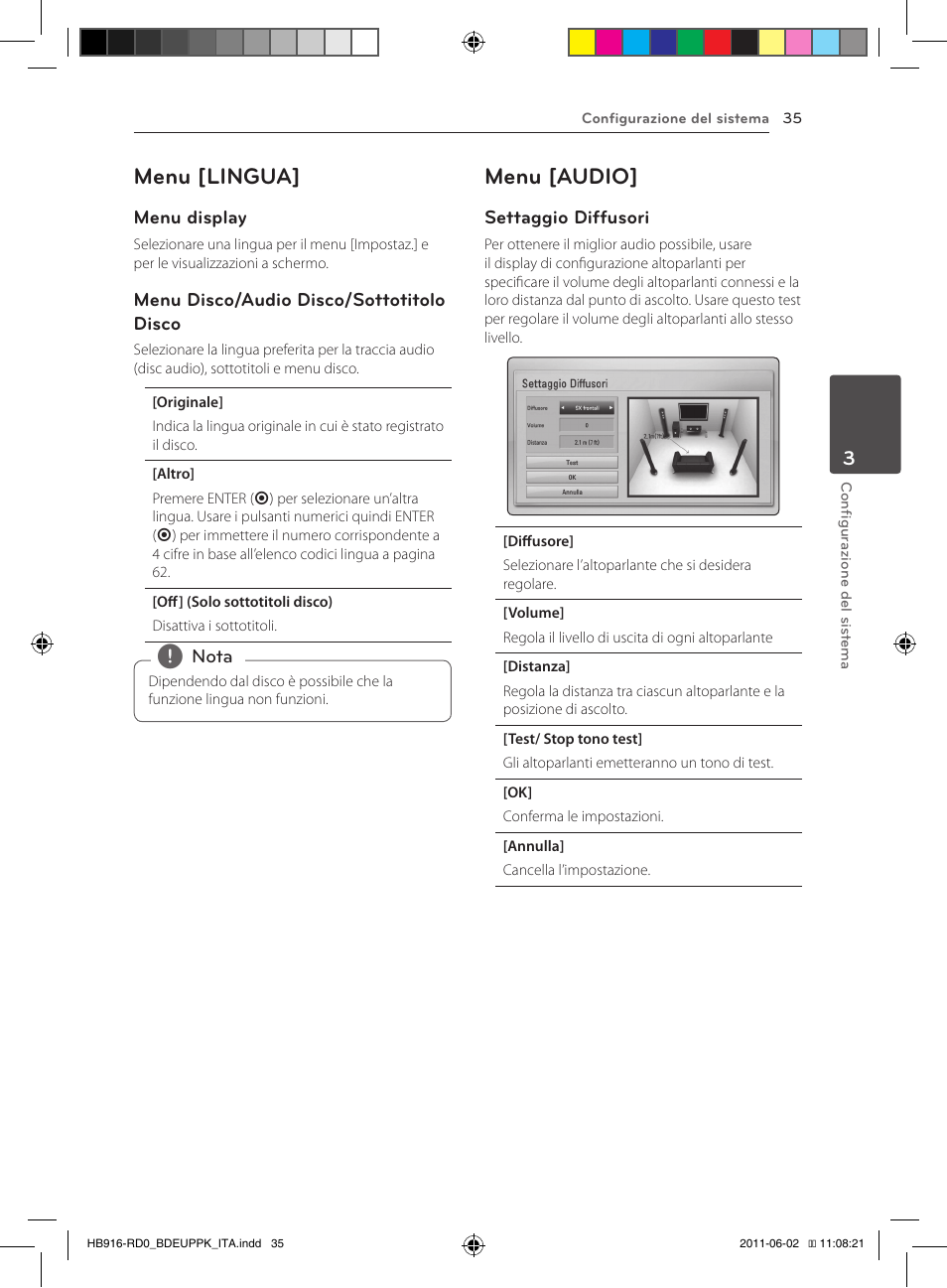 35 – menu [lingua] 35 – menu [audio, Menu [lingua, Menu [audio | Pioneer BCS-313 User Manual | Page 251 / 436