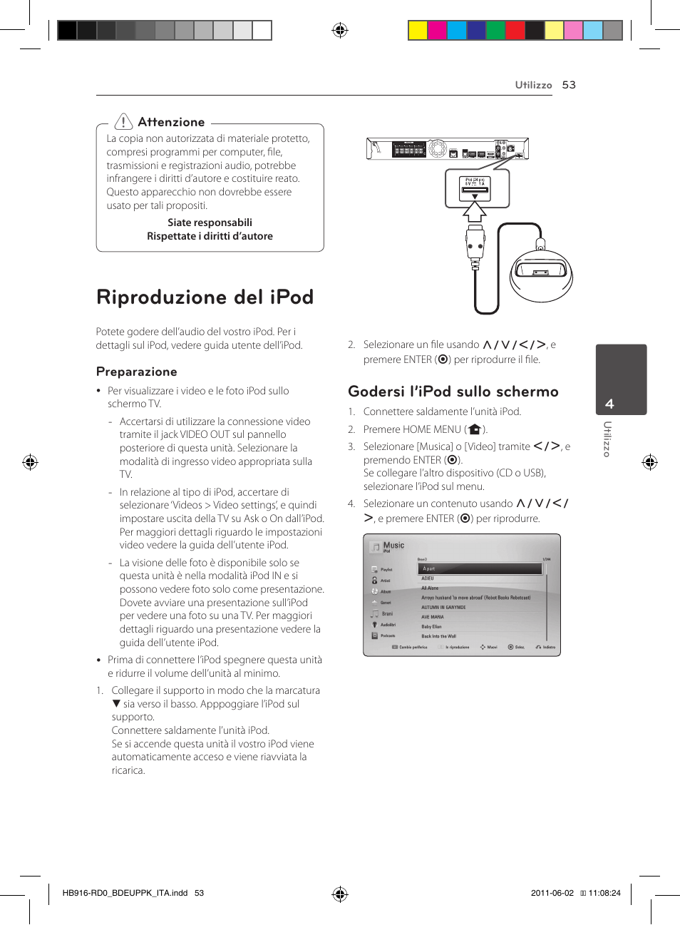 Riproduzione del ipod, Godersi l’ipod sullo schermo | Pioneer BCS-313 User Manual | Page 269 / 436