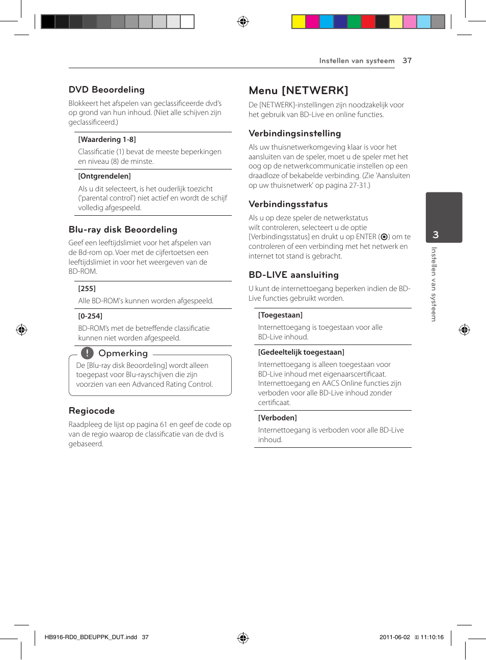 37 – menu [netwerk, Menu [netwerk | Pioneer BCS-313 User Manual | Page 393 / 436