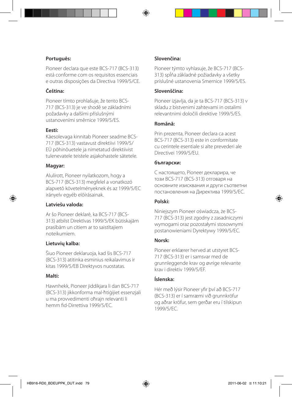 Pioneer BCS-313 User Manual | Page 435 / 436