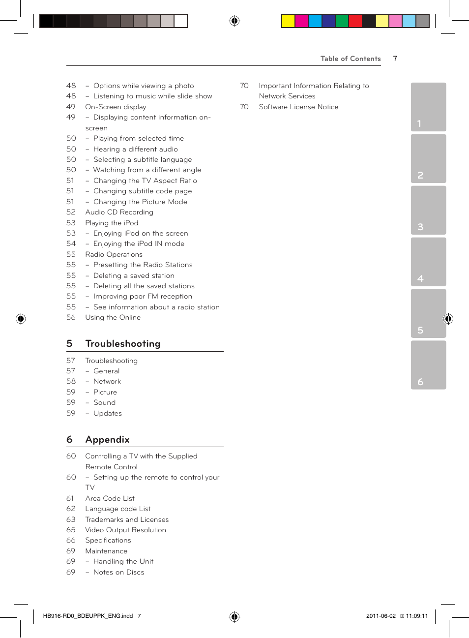 5 troubleshooting, 6 appendix | Pioneer BCS-313 User Manual | Page 7 / 436