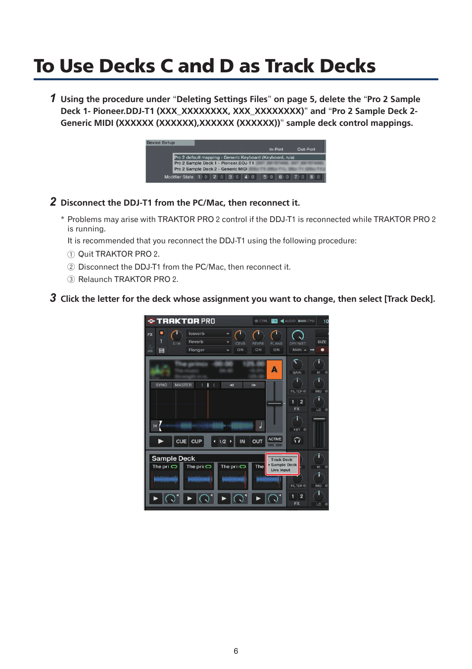 Pioneer DDJ-T1 User Manual | Page 6 / 8
