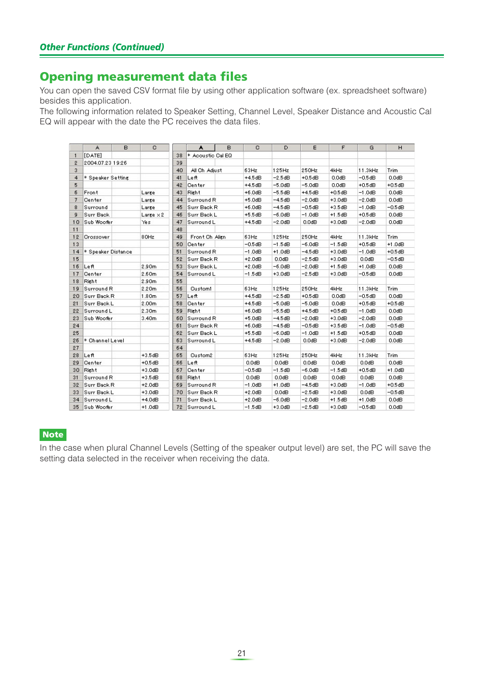 Opening measurement data files | Pioneer VSX-AX5Ai-S User Manual | Page 21 / 30
