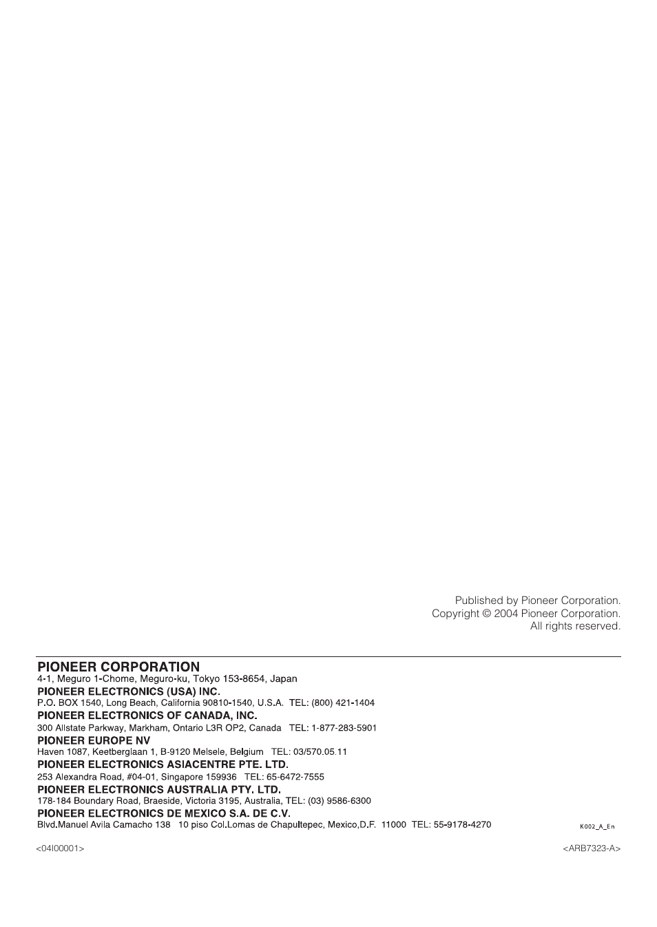 Pioneer VSX-AX5Ai-S User Manual | Page 30 / 30