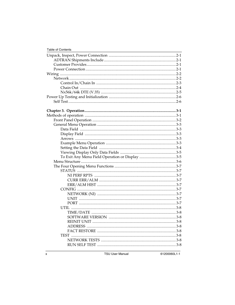 ADTRAN T1-FT1 User Manual | Page 10 / 78