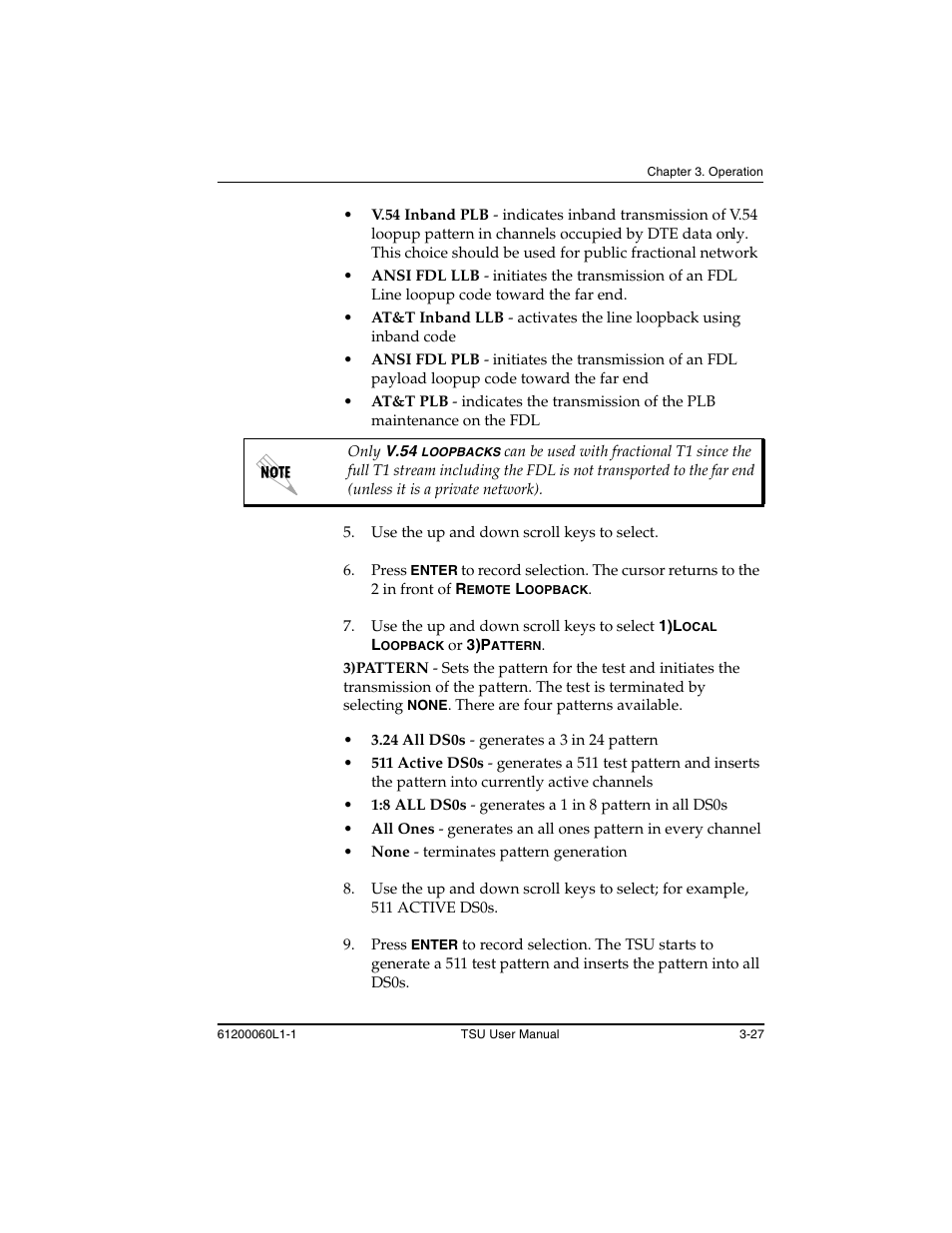 ADTRAN T1-FT1 User Manual | Page 63 / 78
