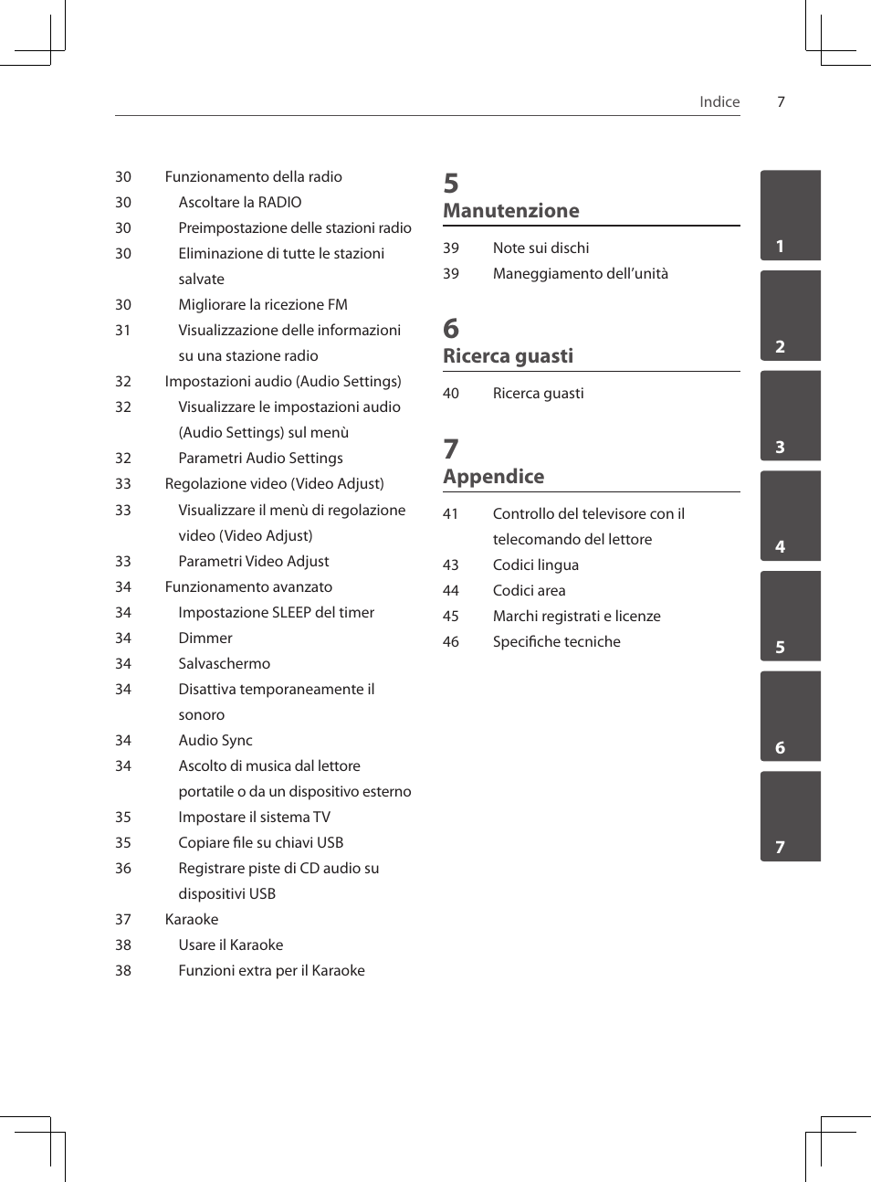 Manutenzione, Ricerca guasti, Appendice | Pioneer DCS-222K User Manual | Page 145 / 280