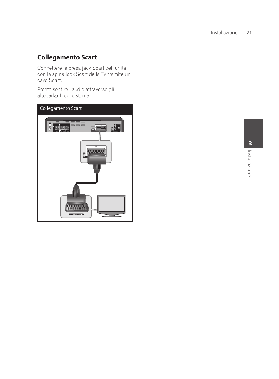 Collegamento scart | Pioneer DCS-222K User Manual | Page 159 / 280