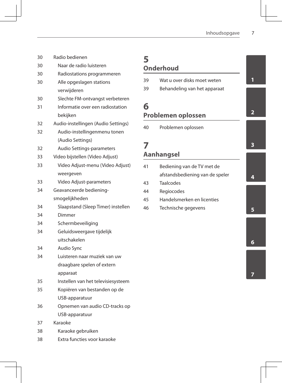 Onderhoud, Problemen oplossen, Aanhangsel | Pioneer DCS-222K User Manual | Page 191 / 280