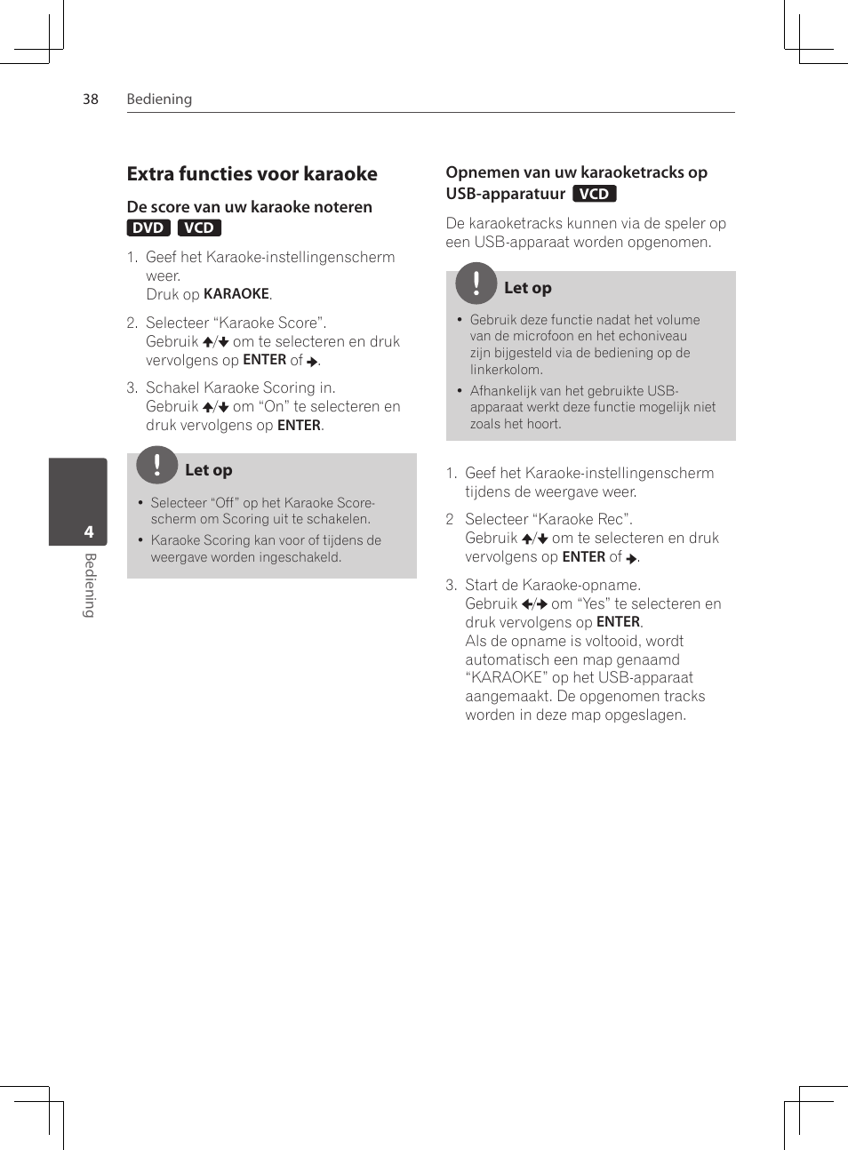 Karaoke gebruiken, Extra functies voor karaoke | Pioneer DCS-222K User Manual | Page 222 / 280