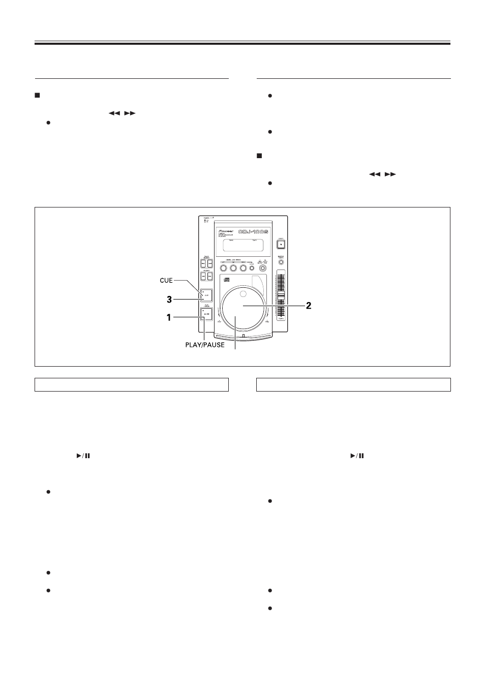 Setting a cue point, Réglage d’un point d’attaque | Pioneer CDJ-100S User Manual | Page 20 / 88