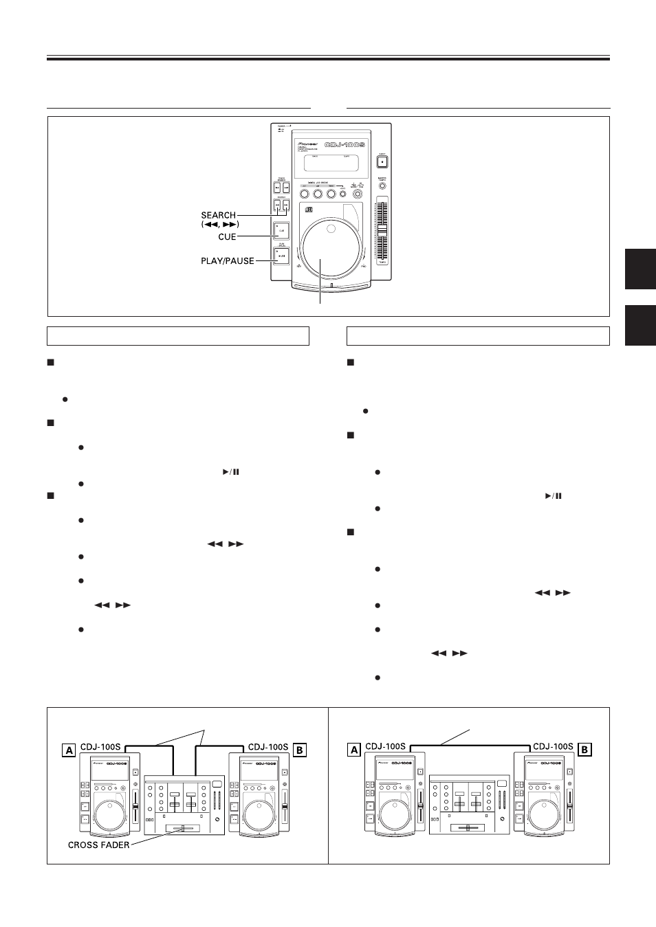 Cueing réglage du point d’attaque | Pioneer CDJ-100S User Manual | Page 23 / 88