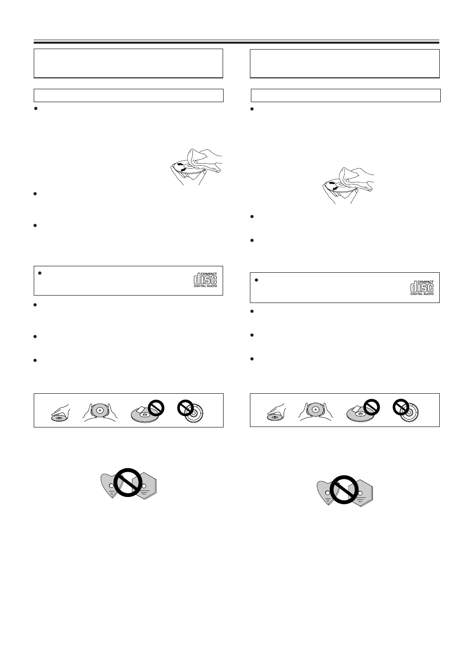 Vor inbetriebnahme/prima dell’uso, Vorsichtshinweise zum betrieb avvertenze per l’uso | Pioneer CDJ-100S User Manual | Page 34 / 88