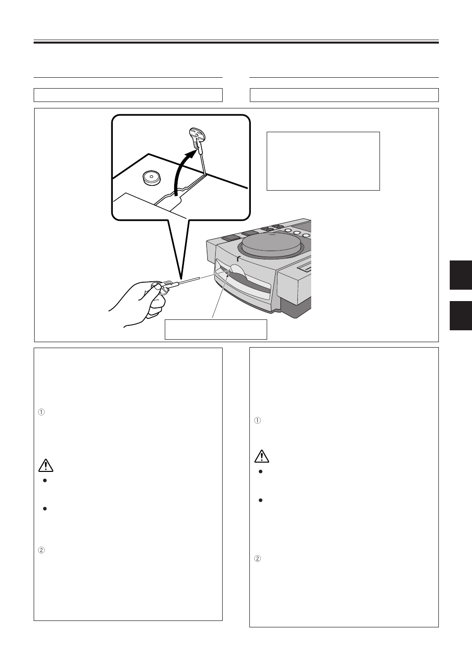 Notauswurf einer disc espulsione forzata del disco | Pioneer CDJ-100S User Manual | Page 35 / 88