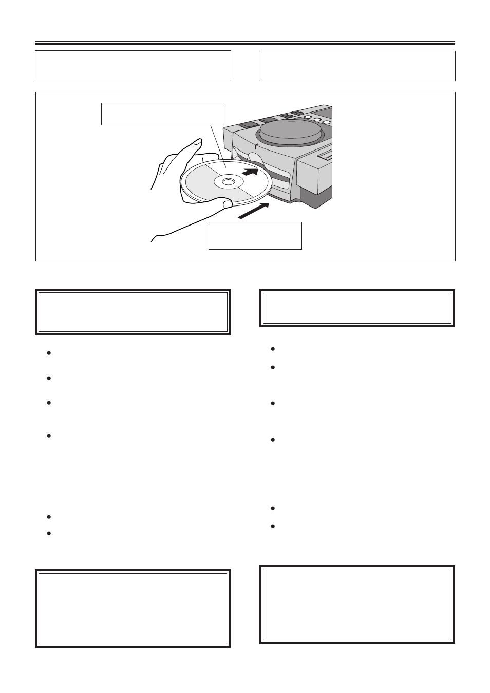 Laden und entfernen von discs, Inserimento ed estrazione del disco | Pioneer CDJ-100S User Manual | Page 44 / 88